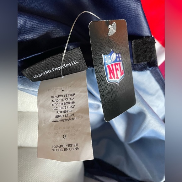 NWT Youth Navy New England Patriots Game Day Costume Size Large - Picture 4 of 10